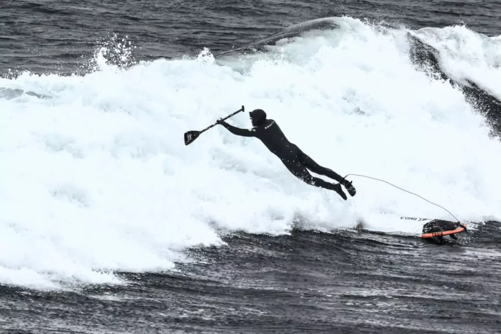 a surfer fell off his board - he's not a failure